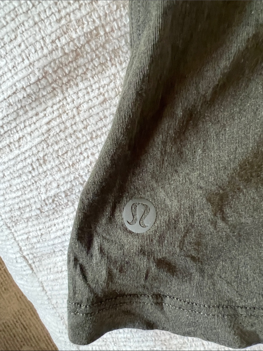 lululemon athletica Olive Green High-Neck Racerback Tank - Picture 3 of 3